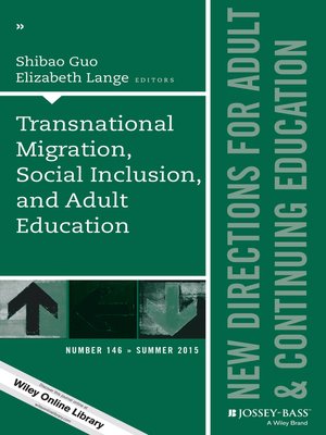 cover image of Transnational Migration, Social Inclusion, and Adult Education, ACE 146